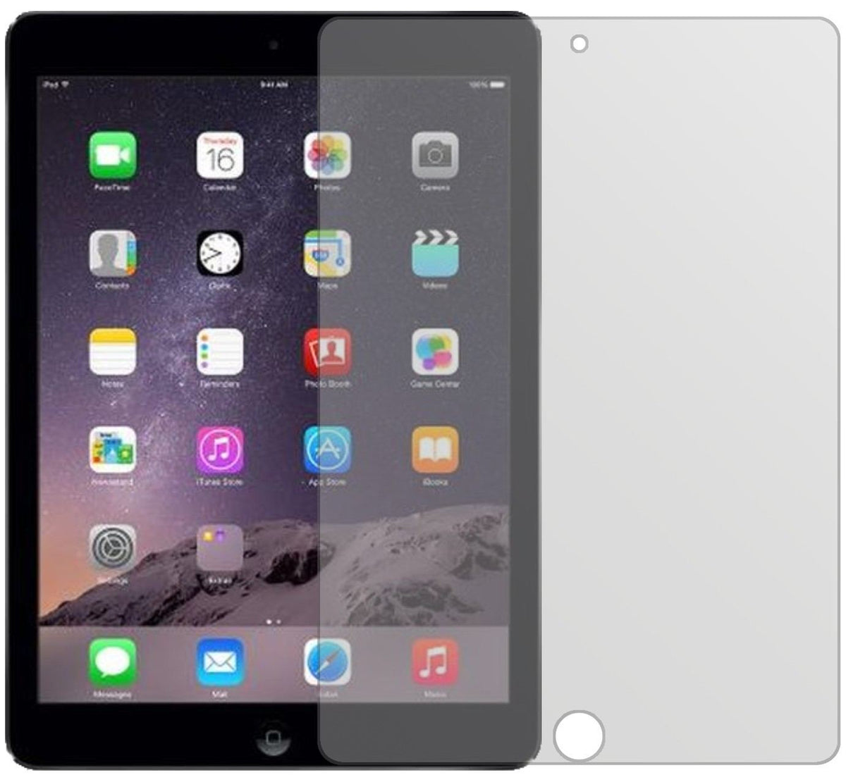 2x Schutzfolie matt für Apple iPad (2018) Display- (2)