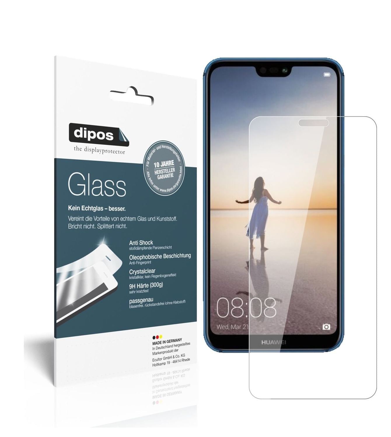 1x 9H Schutzfolie für Huawei P20 Lite Panzerfolie (2)