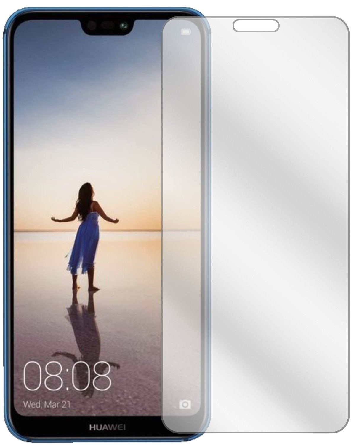 6x Schutzfolie klar für Huawei P20 Lite Display-Sc (2)