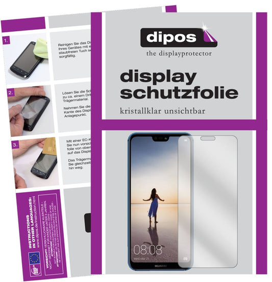 6x Schutzfolie klar für Huawei P20 Lite Display-Sc (1)