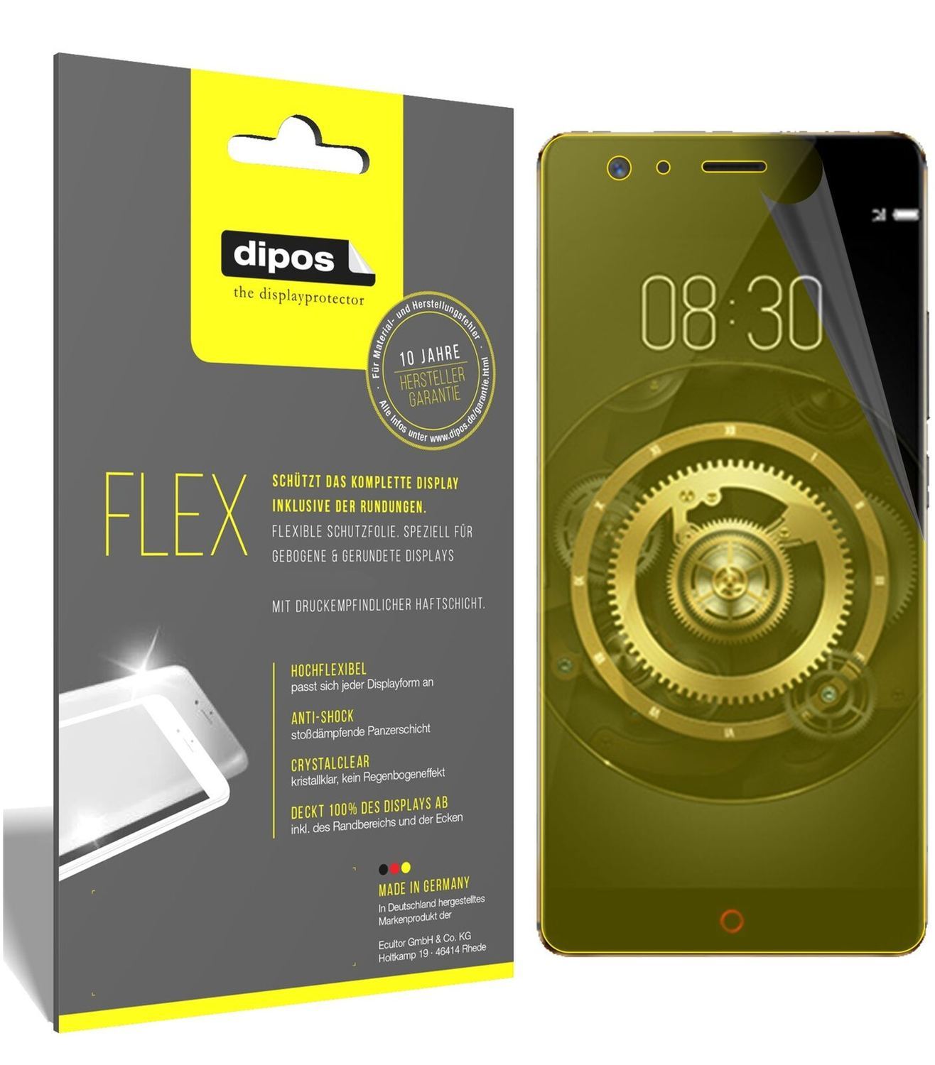 2x 3D Full Cover Schutzfolie für ZTE Nubia Z17 Lit (2)