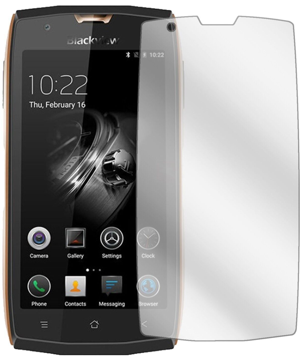 5x Schutzfolie klar für Blackview BV7000 Display-S (1)