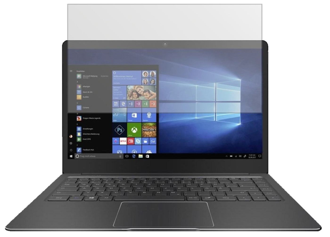 2x Schutzfolie matt für Trekstor Primebook P14 Dis (2)