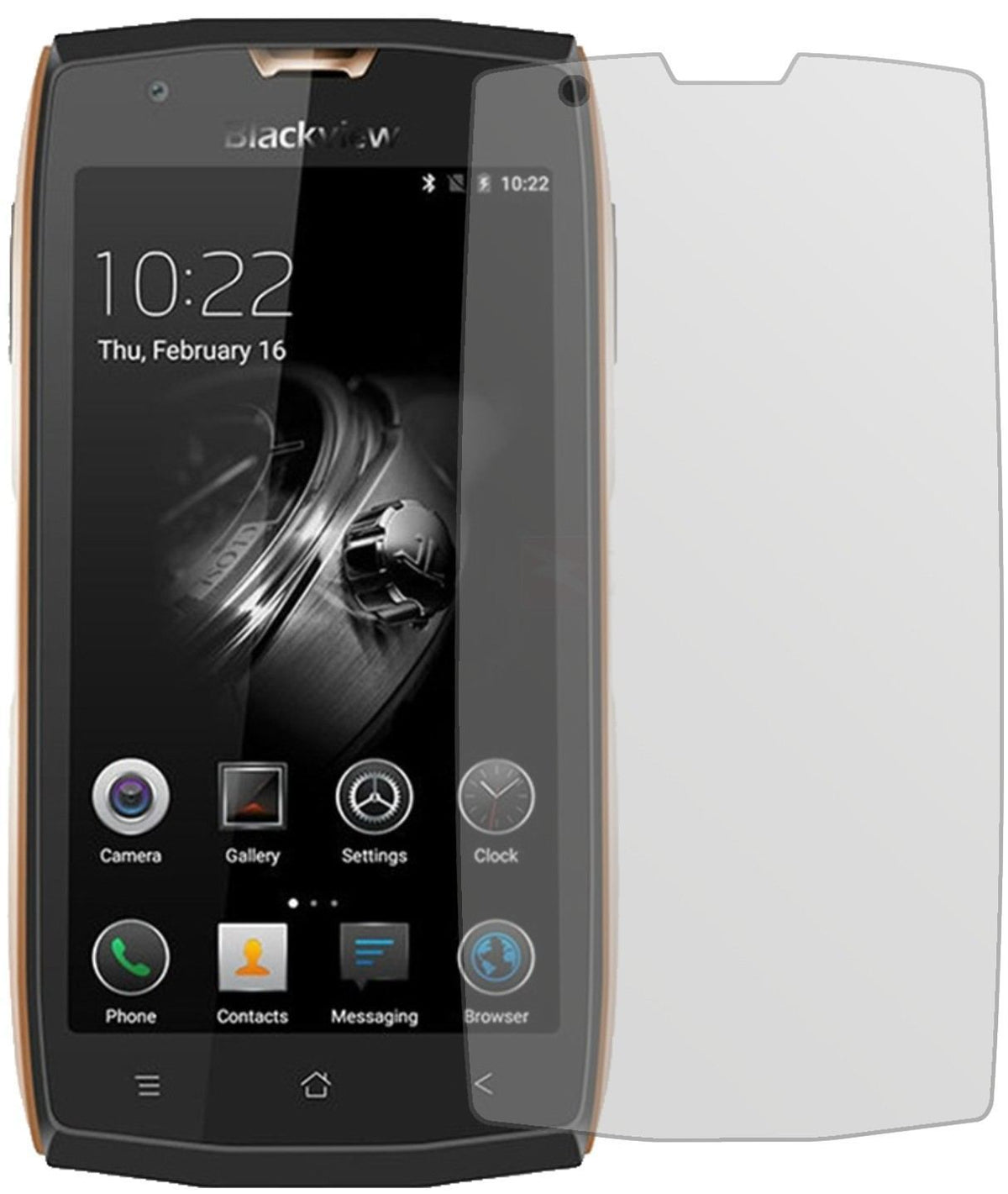 6x Schutzfolie matt für Blackview BV7000 Display-S (2)