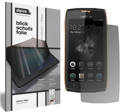 Blickschutzfolie für Blackview BV7000 matt Schutzf (1)