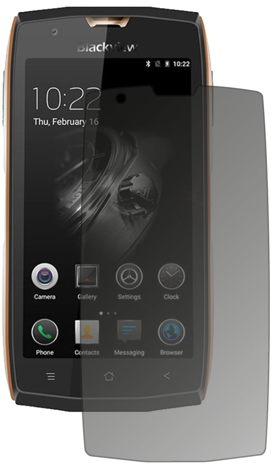 Blickschutzfolie für Blackview BV7000 matt Schutzf (2)