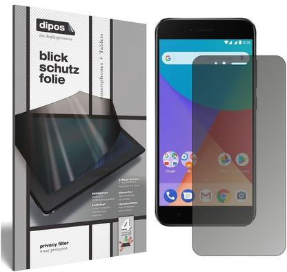 Blickschutzfolie für Xiaomi Mi A1 matt Schutzfolie (2)