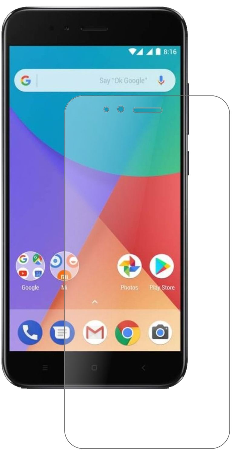 2x 9H Schutzfolie matt für Xiaomi Mi A1 Panzerfoli (2)
