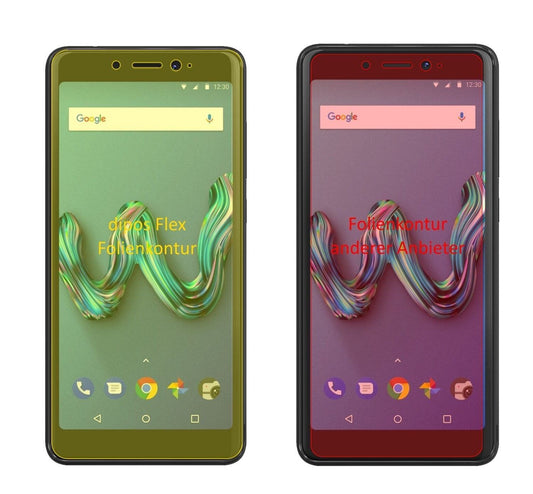 2x 3D Full Cover Schutzfolie für Wiko Tommy 3 (1)