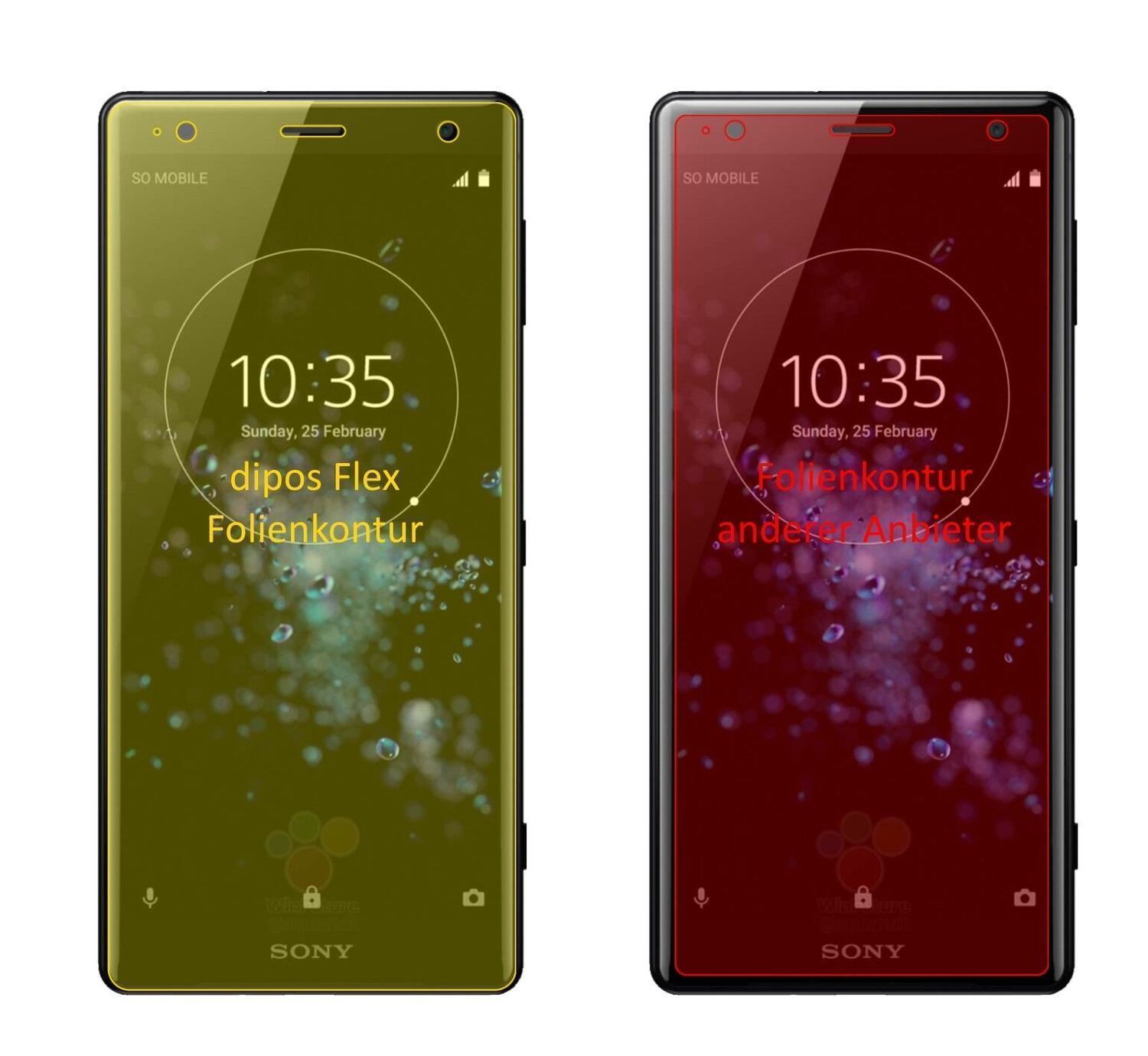 2x 3D Full Cover Schutzfolie für Sony Xperia XZ2 (1)