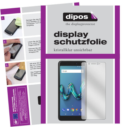 6x Schutzfolie klar für Wiko Tommy 3 Display-Schut (1)