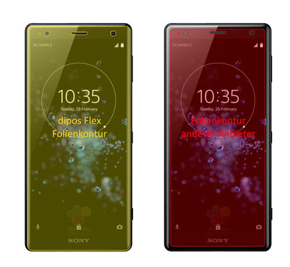 3x 3D Full Cover Schutzfolie für Sony Xperia XZ2 C (2)