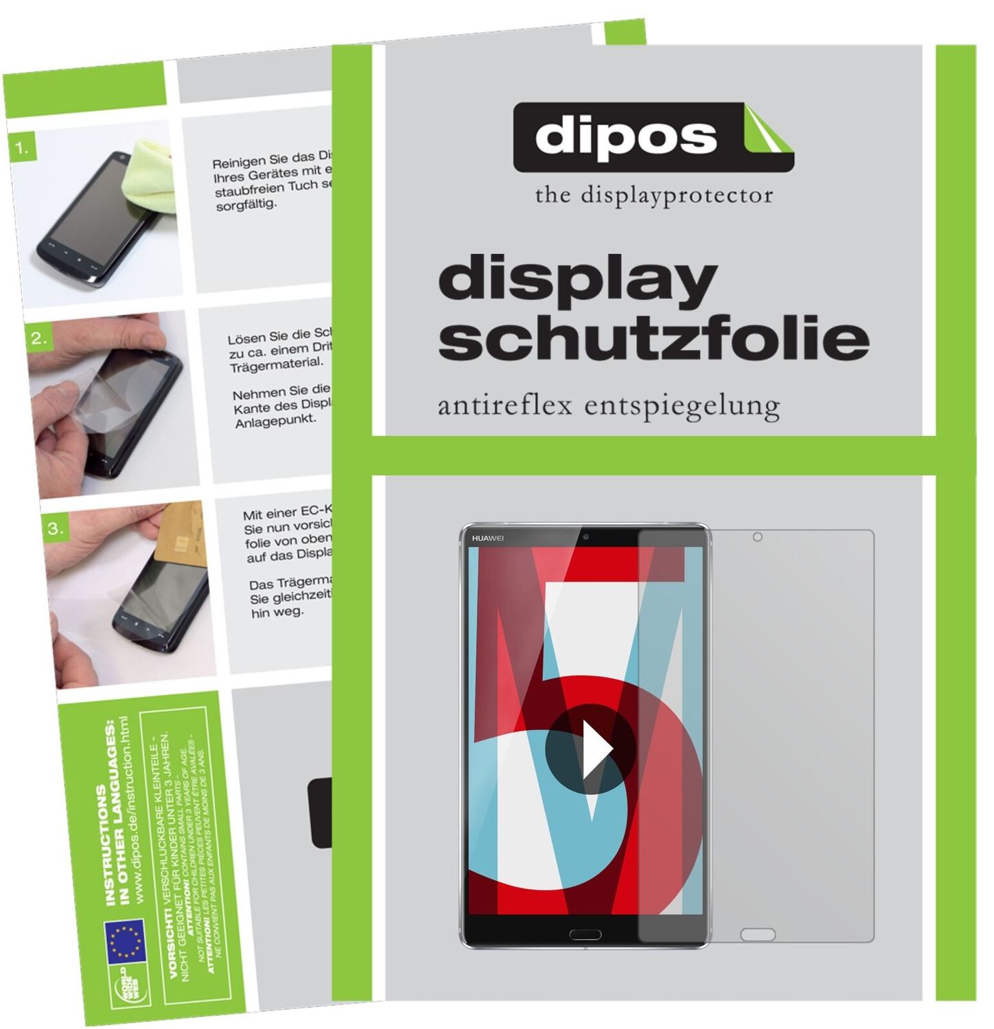 1x Schutzfolie matt für Huawei Mediapad M5 10 Zoll (2)