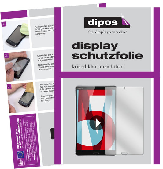 2x Schutzfolie klar für Huawei Mediapad M5 10 Zoll (1)