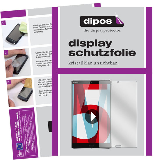 2x Schutzfolie klar für Huawei Mediapad M5 8 Zoll  (1)