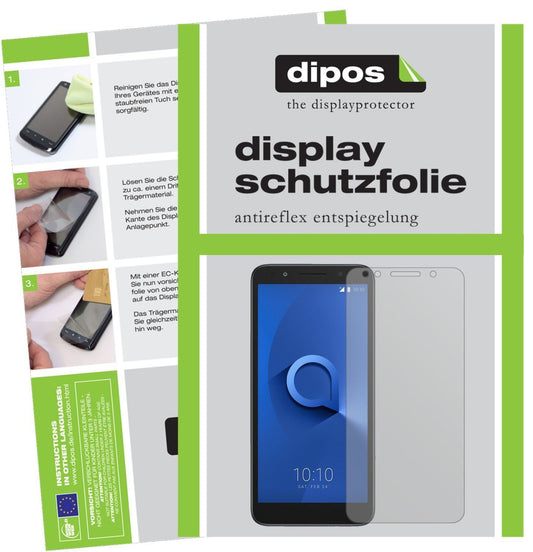 2x Schutzfolie matt für Alcatel 1X Display-Schutzf (1)