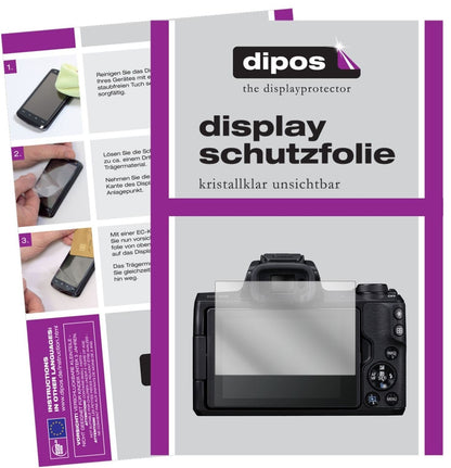 5x Schutzfolie klar für Canon EOS M50 Display-Schu (2)