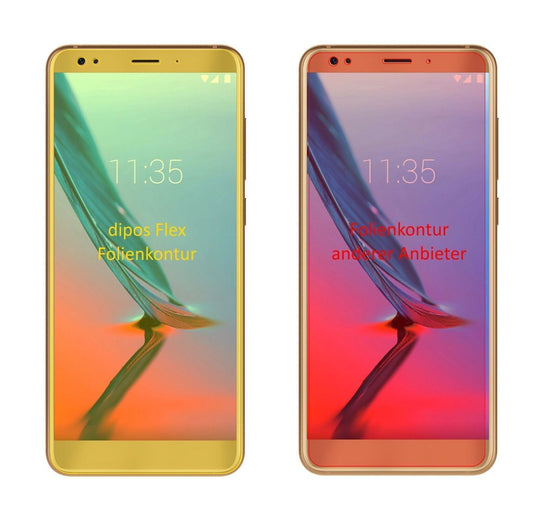 2x 3D Full Cover Schutzfolie für ZTE Blade V9 Vita (1)