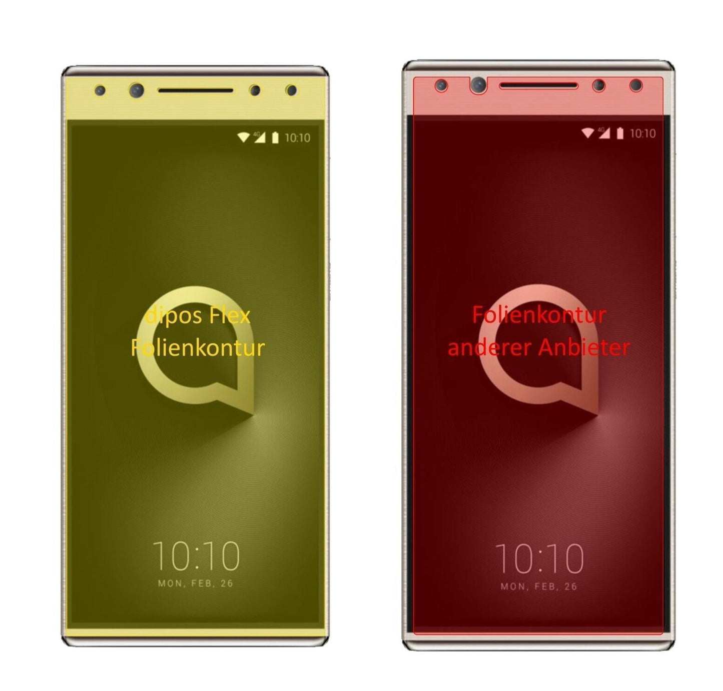 2x 3D Full Cover Schutzfolie für Alcatel 5 (1)