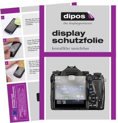 6x Schutzfolie klar für Pentax K-1 Mark II Display (1)