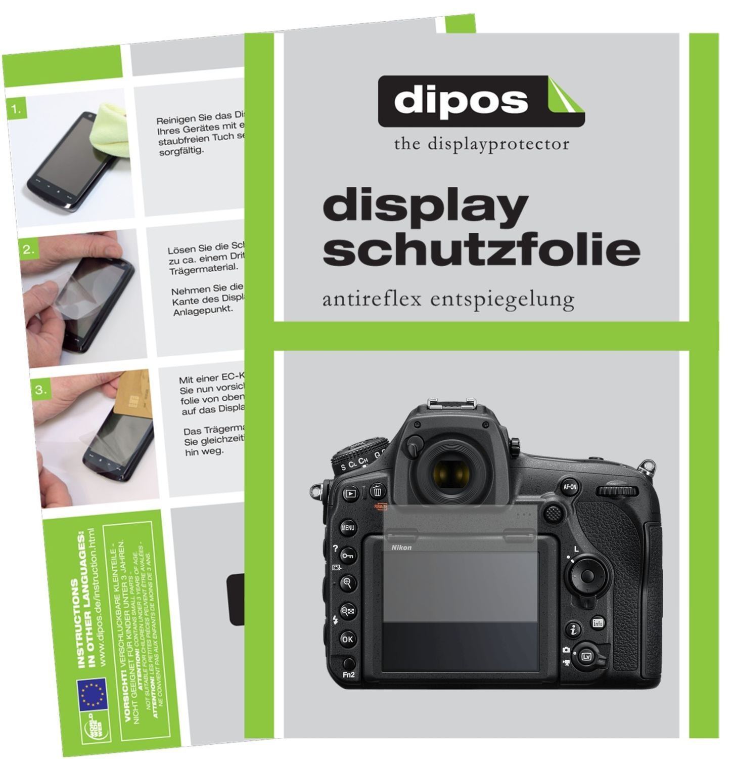 6x Schutzfolie matt für Nikon D850 Display-Schutzf (1)