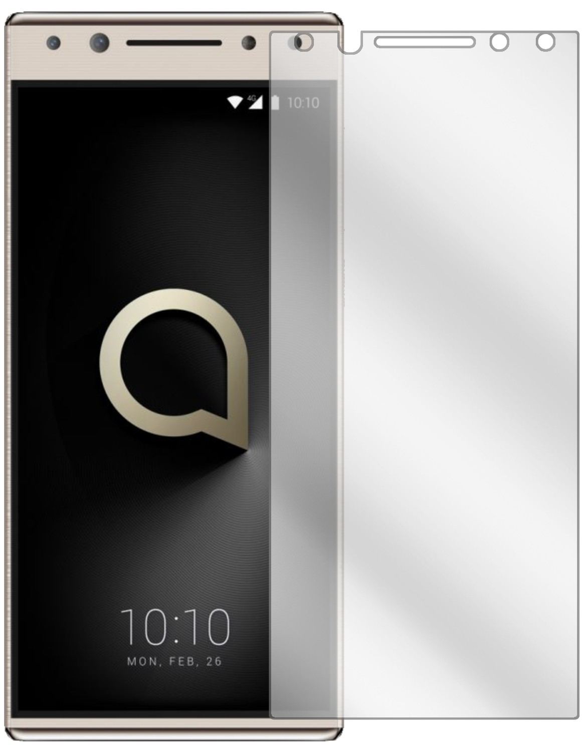 2x Schutzfolie klar für Alcatel 5 Display-Schutzfo (2)