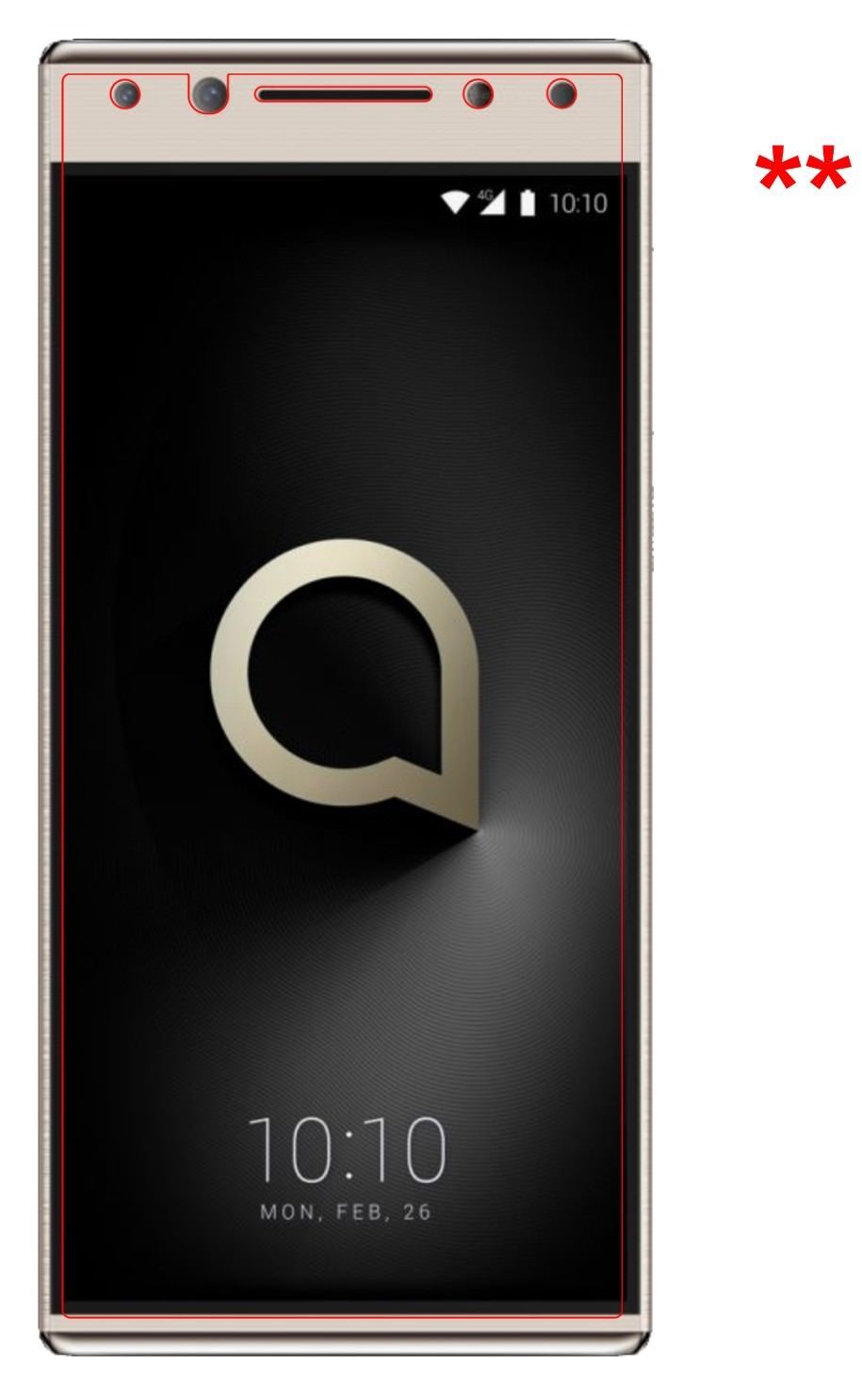 2x Schutzfolie klar für Alcatel 5 Display-Schutzfo (5)