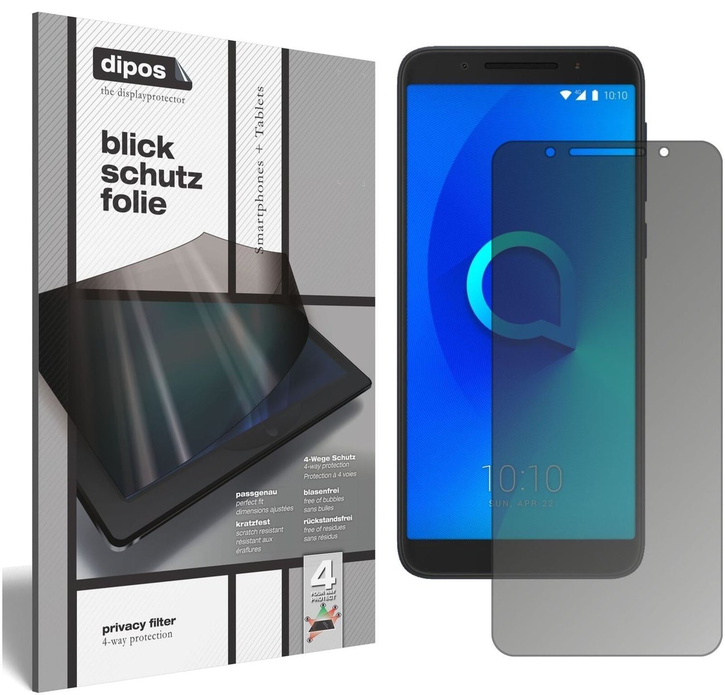 Blickschutzfolie für Alcatel 3V matt Schutzfolie P (2)