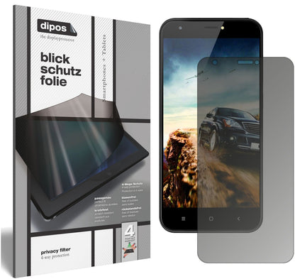 Blickschutzfolie für Ulefone S7 Pro matt Schutzfol (1)