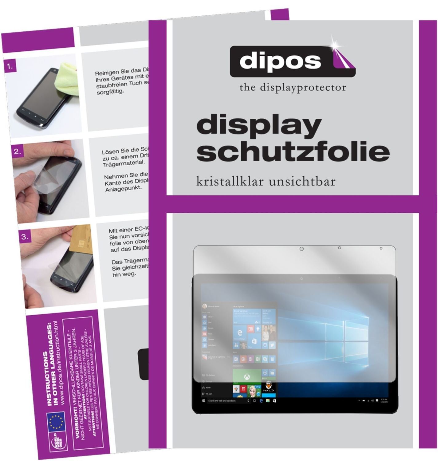 1x Schutzfolie klar für Chuwi Surbook Mini 10.8 Di (2)