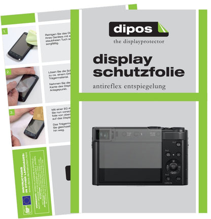 6x Schutzfolie matt für Panasonic Lumix DC-TZ202 D (1)
