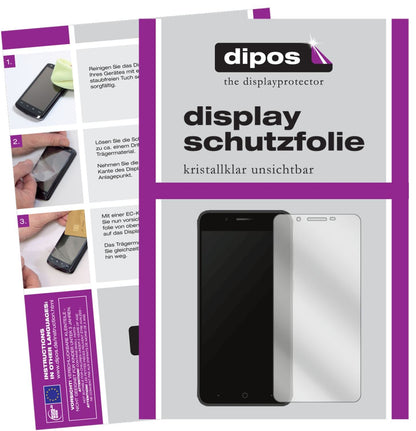 6x Schutzfolie klar für ZTE Blade A610 Plus Displa (1)