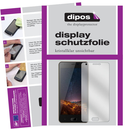 2x Schutzfolie klar für Doogee X20L Display-Schutz (1)