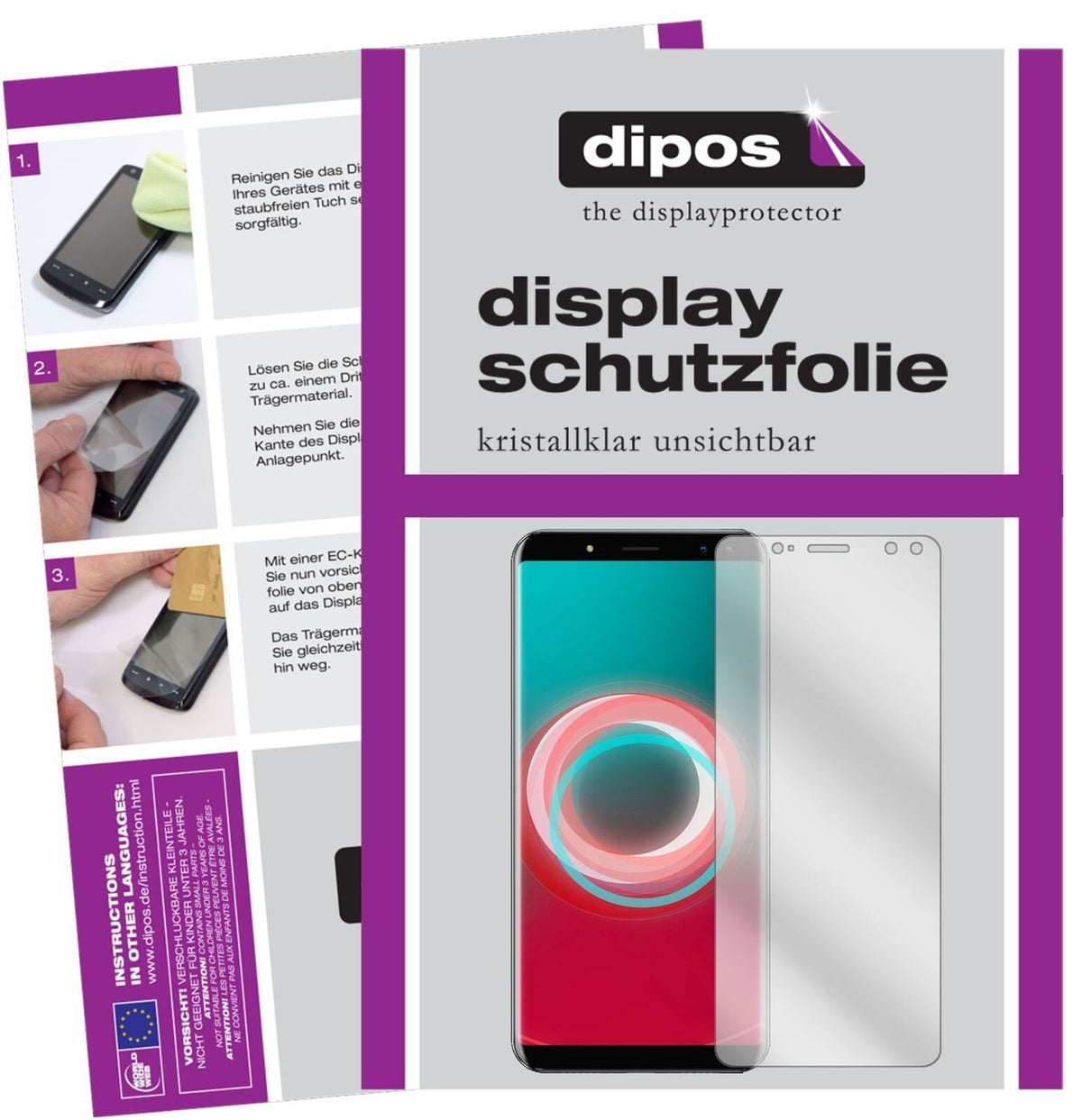 5x Schutzfolie klar für Ulefone Power 3S Display-S (2)