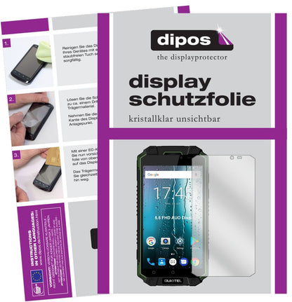 5x Schutzfolie klar für Oukitel K10000 Max Display (2)