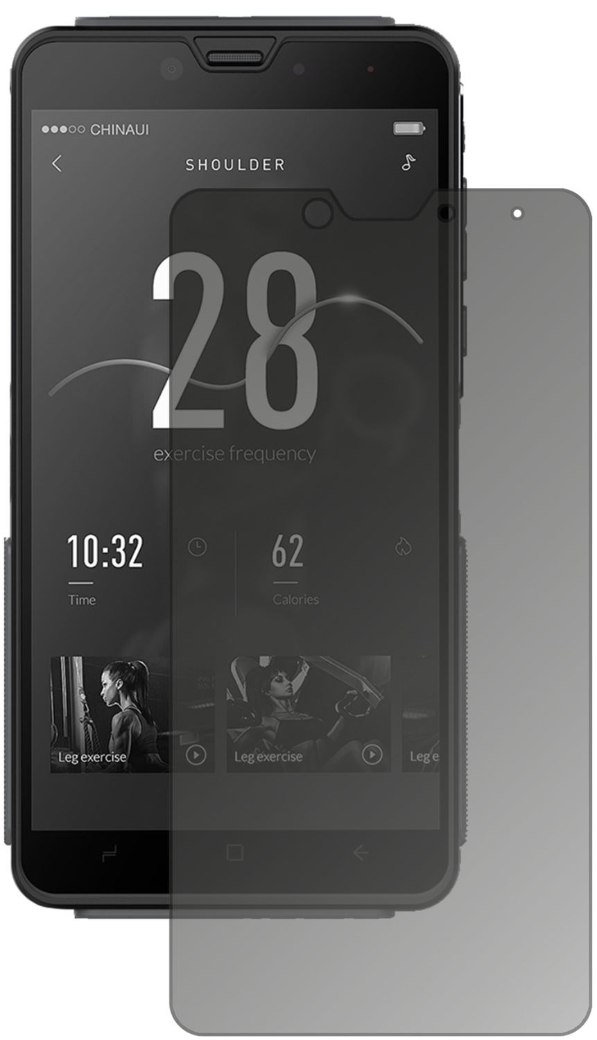 Blickschutzfolie für Elephone Fighter matt Schutzf (2)