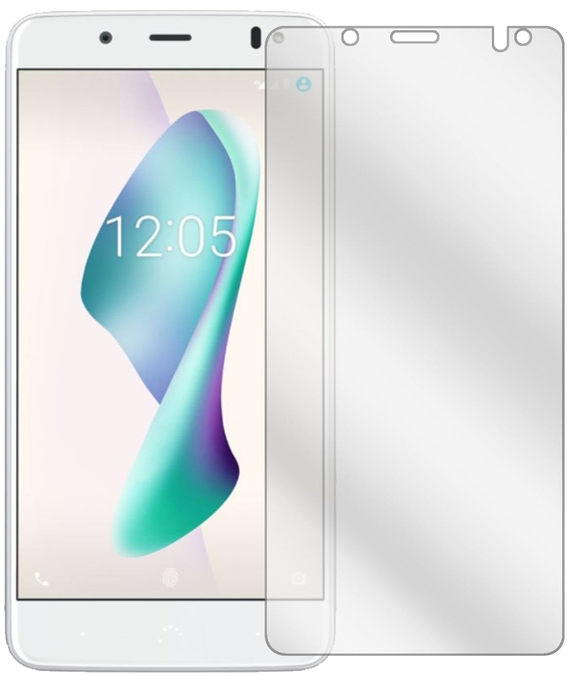 6x Schutzfolie klar für BQ Aquaris VS Plus Display (2)