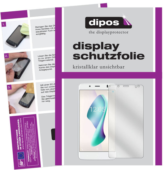 2x Schutzfolie klar für BQ Aquaris VS Plus Display (1)