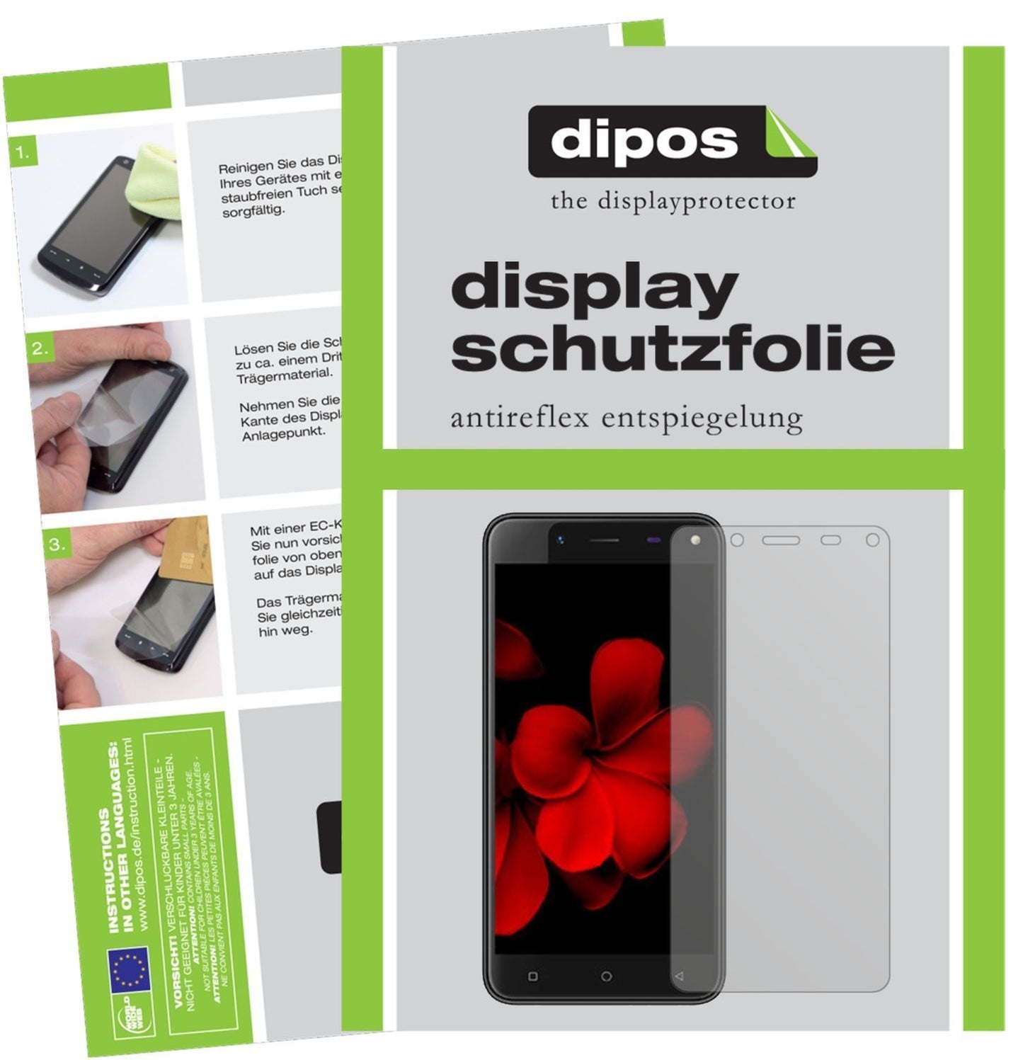6x Schutzfolie matt für Karbonn Titanium Frames S7 (1)