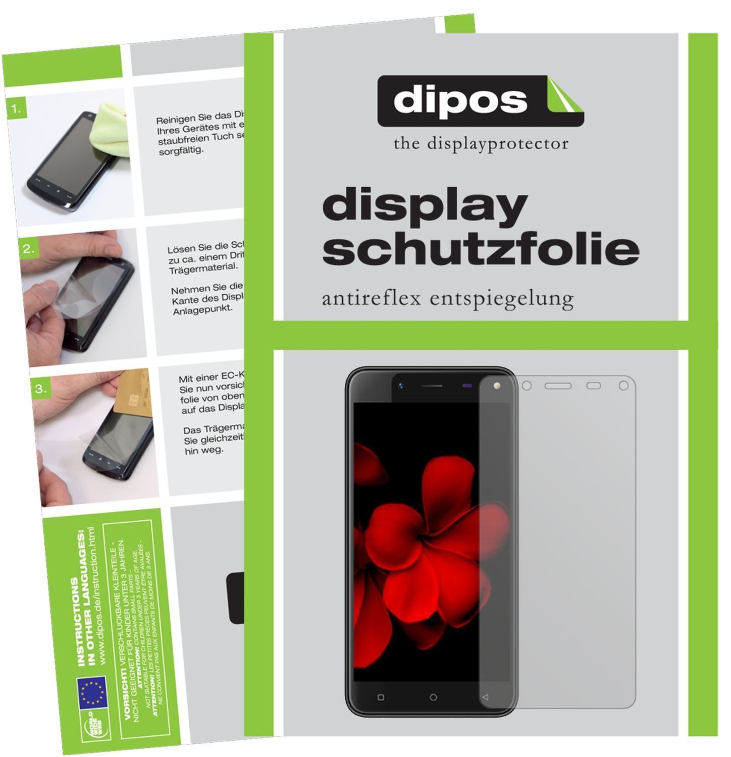 6x Schutzfolie matt für Karbonn Titanium Frames S7 (1)