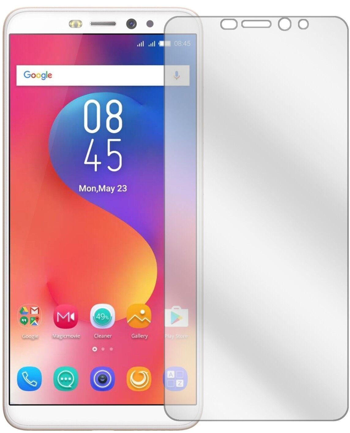 5x Schutzfolie klar für Infinix Hot S3 Display-Sch (1)