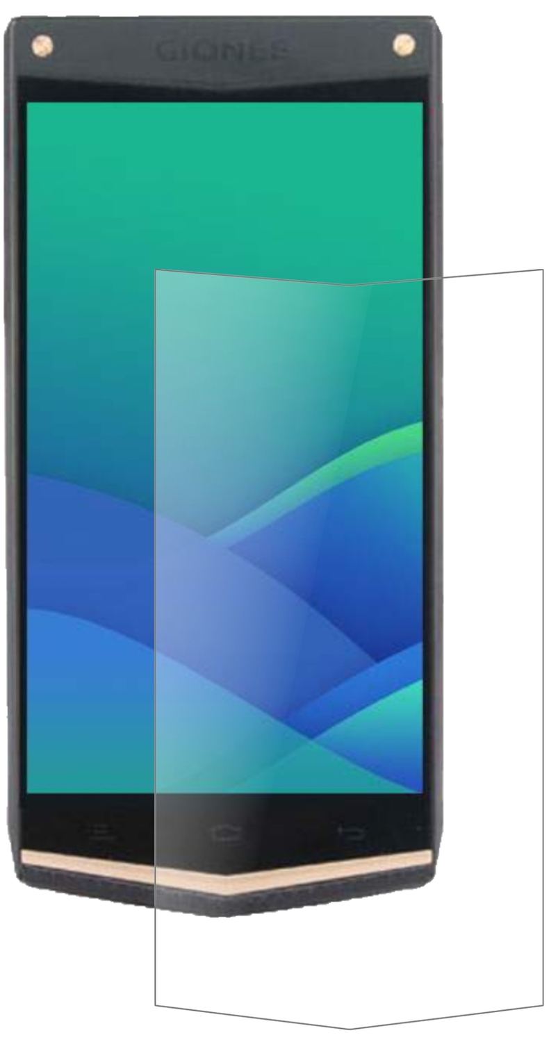 2x 9H Schutzfolie matt für Gionee W919 Panzerfolie (2)