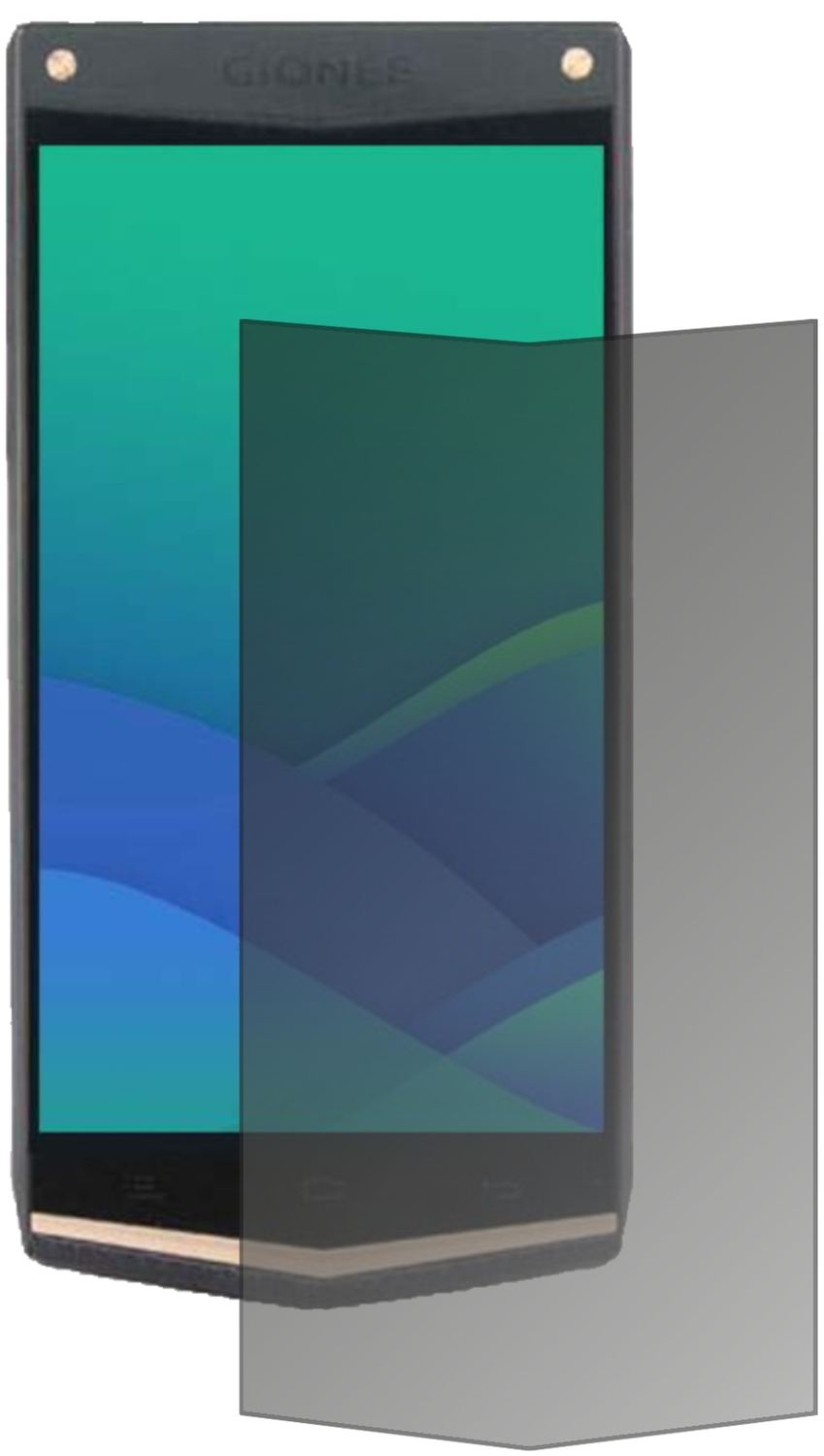 Blickschutzfolie für Gionee W919 matt Schutzfolie  (2)