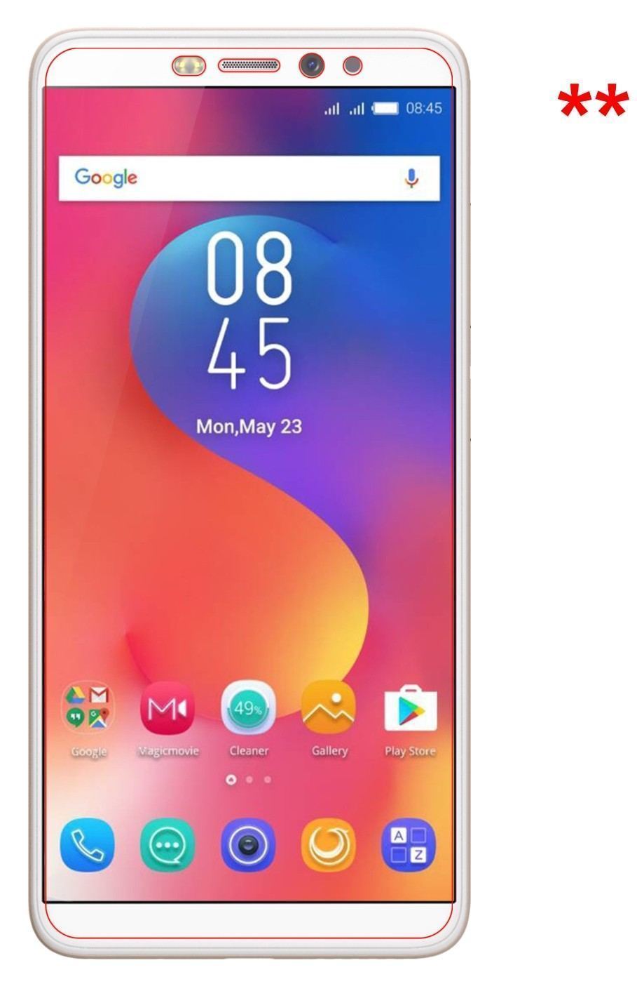 6x Schutzfolie klar für Infinix Hot S3 Display-Sch (5)