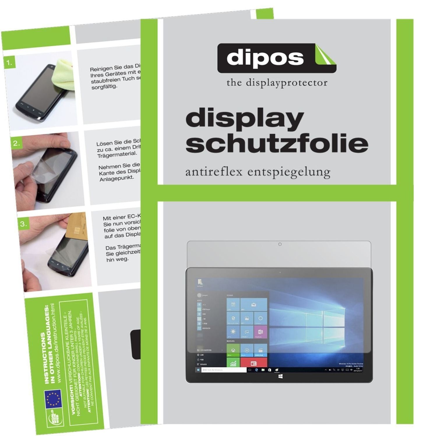1x Schutzfolie matt für Jumper Ezpad 6 Pro Display (2)