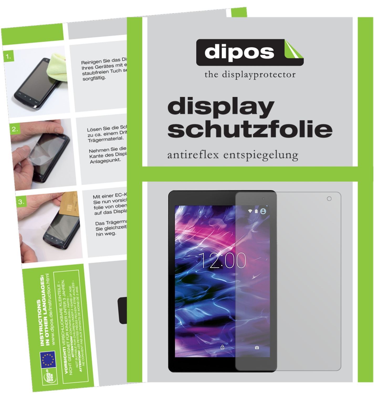2x Schutzfolie matt für Medion Lifetab P10601 Disp (1)