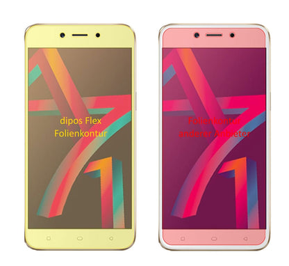 3x 3D Full Cover Schutzfolie für Oppo A71 2018 (2)
