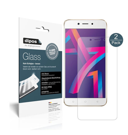 2x 9H Schutzfolie matt für Oppo A71 2018 Panzerfol (1)