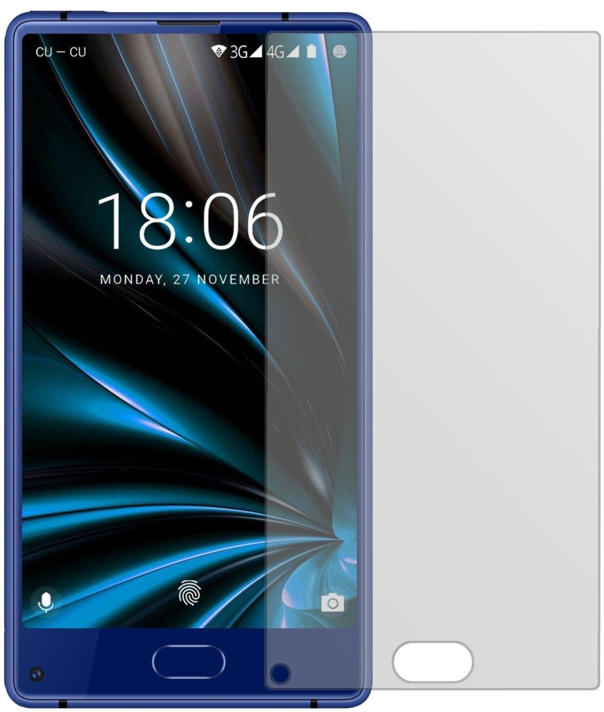5x Schutzfolie matt für Doogee MIX Lite Display-Sc (1)
