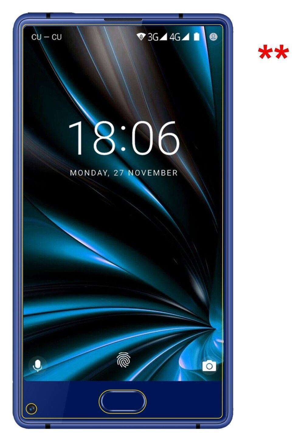 5x Schutzfolie matt für Doogee MIX Lite Display-Sc (6)